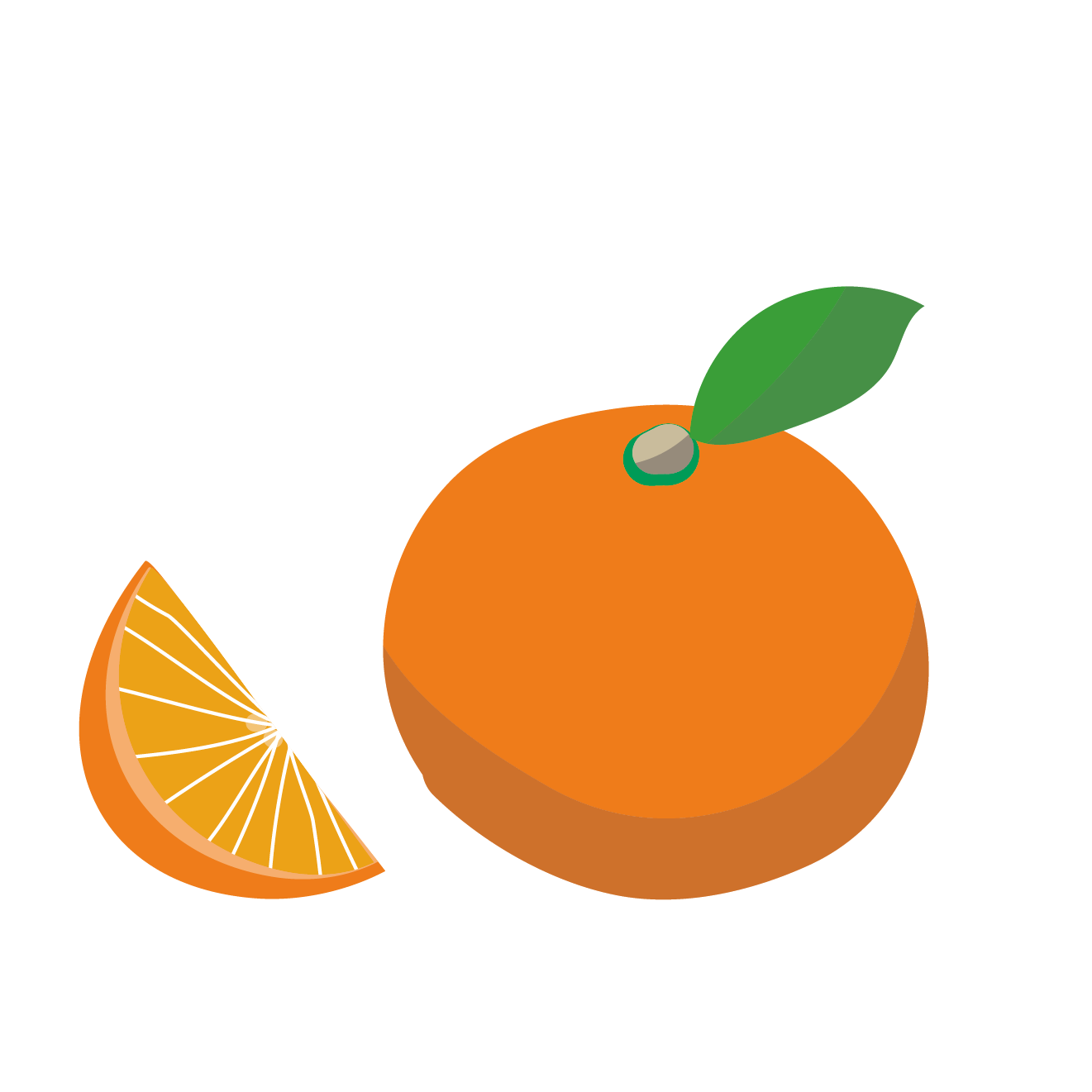 オレンジ おれんじ のイラスト 柑橘類 商用フリー 無料 のイラスト素材なら イラストマンション