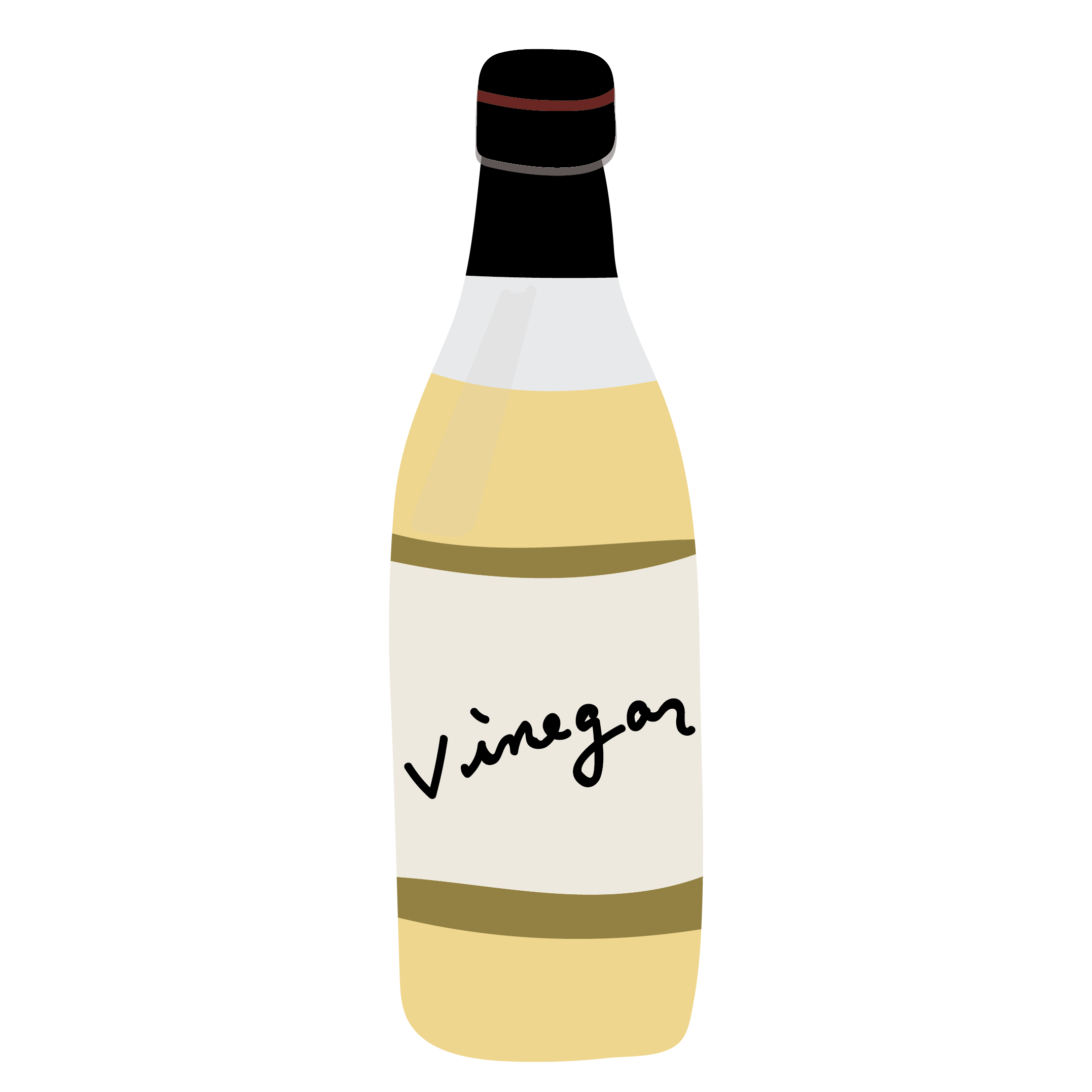 ビネガー 白ワインビネガー びねがー お酢 のイラスト 調味料