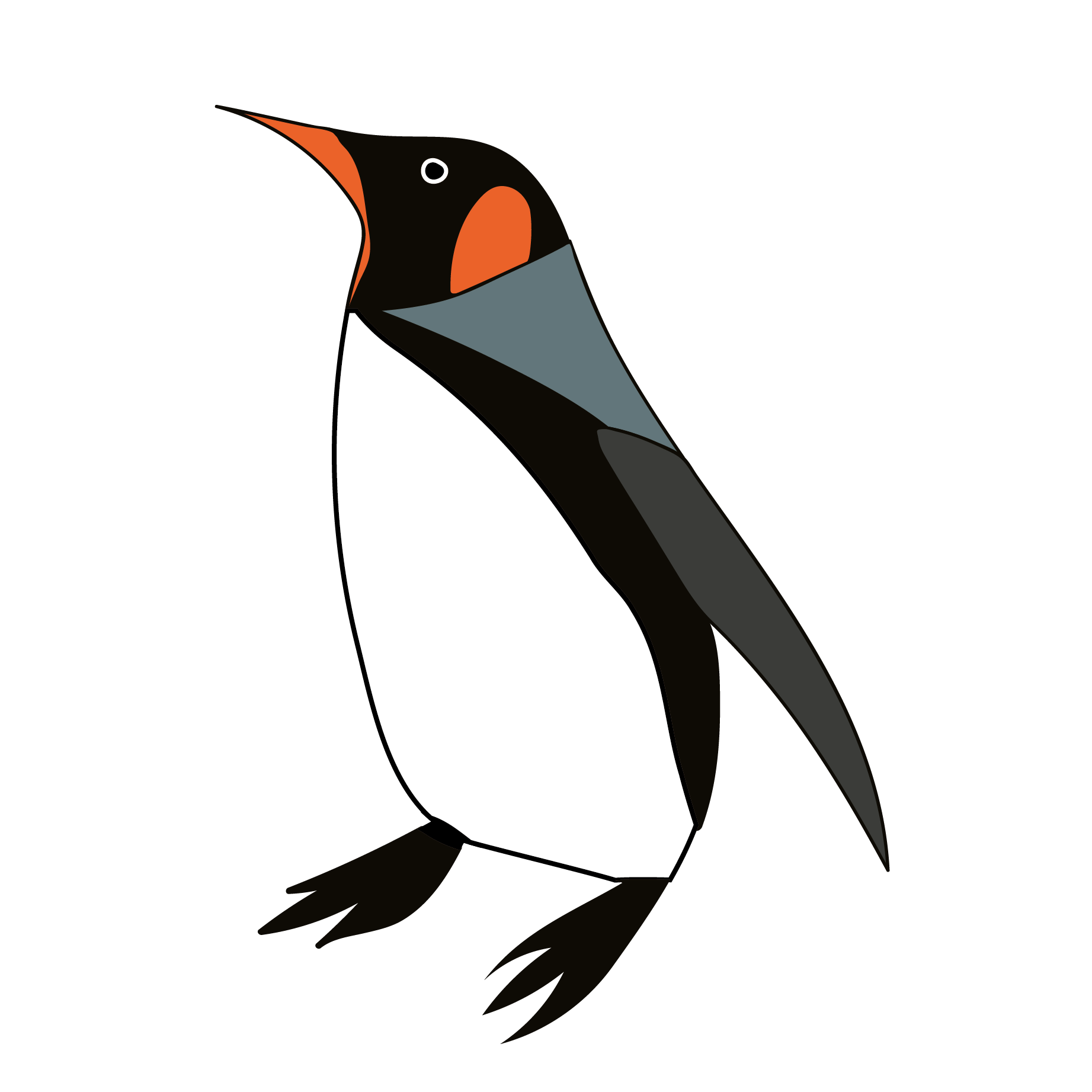 ペンギン イラスト ブルブル かわいい 商用フリー 無料 のイラスト素材なら イラストマンション