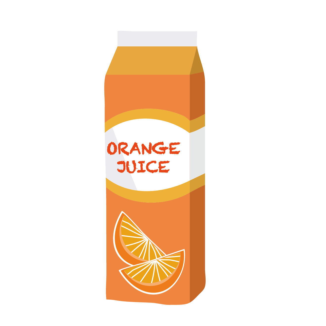 オレンジジュースのパックのイラスト 商用フリー 無料 のイラスト
