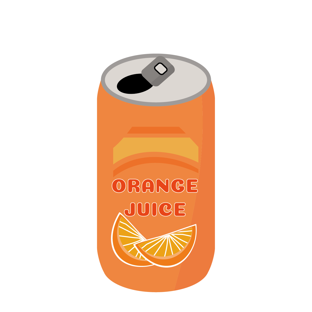 フレッシュ オレンジジュース缶のイラスト 商用フリー 無料 のイラスト素材なら イラストマンション
