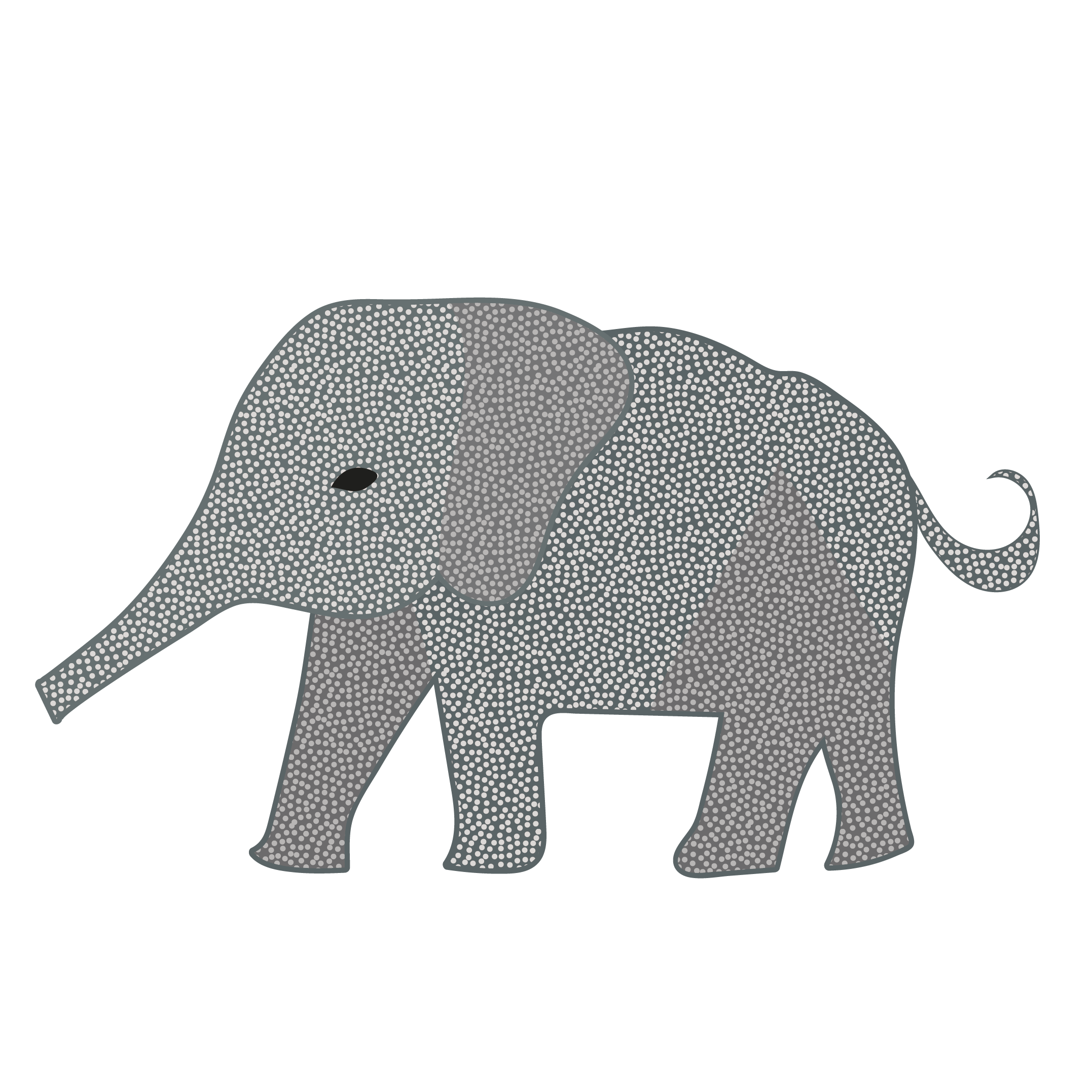 おしゃれ 象 ゾウ の 無料 イラスト 動物 商用フリー 無料 のイラスト素材なら イラストマンション