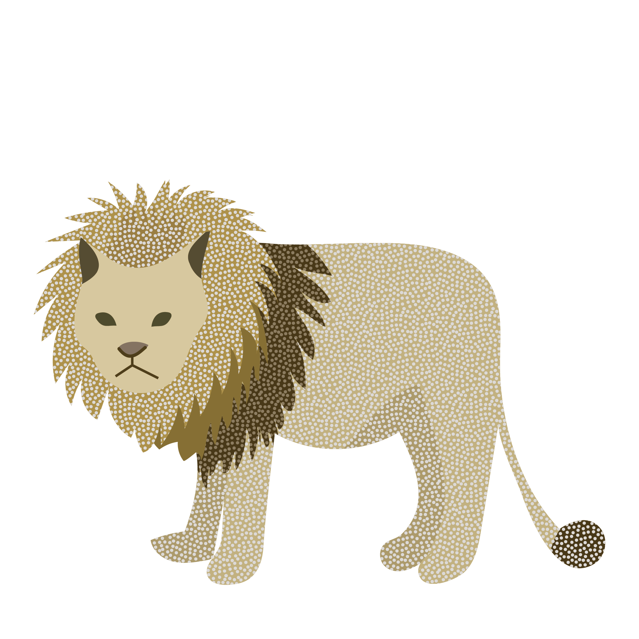 オシャレ ライオン らいおん の 無料 イラスト 動物 商用フリー 無料 のイラスト素材なら イラストマンション