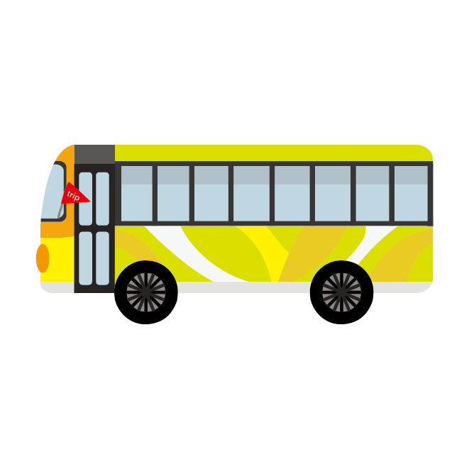 貸切バス レンタルバス のイラスト 商用フリー 無料 のイラスト素材なら イラストマンション
