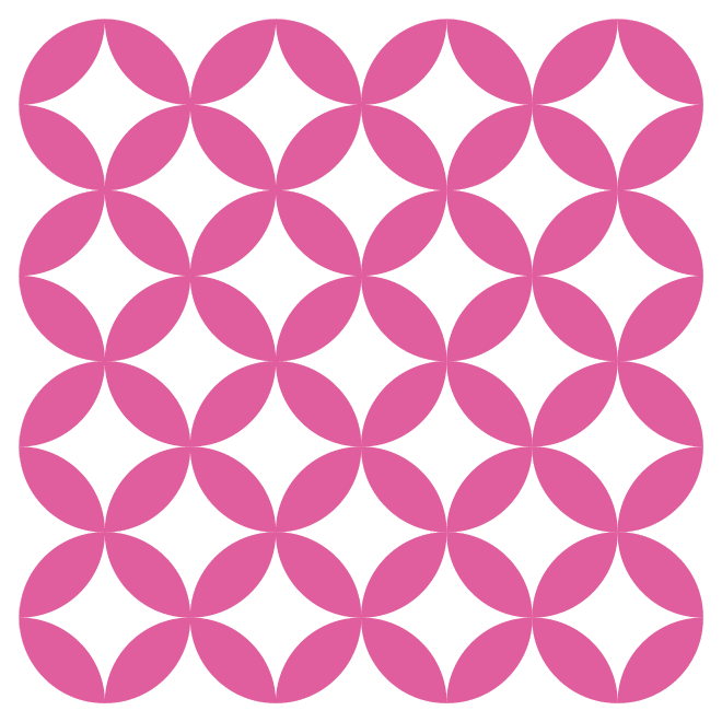 和柄 七宝 しっぽう 柄 塗り 模様 のフリー素材 ピンク イラスト 商用フリー 無料 のイラスト素材なら イラストマンション