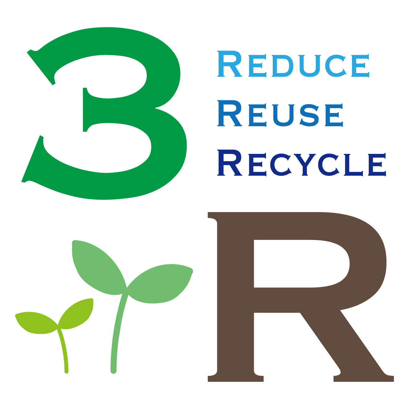 3r Reduceリデュース Reuseリユーズ Recycleリサイクル と葉っぱのイラスト 環境問題 商用フリー 無料 のイラスト素材 なら イラストマンション