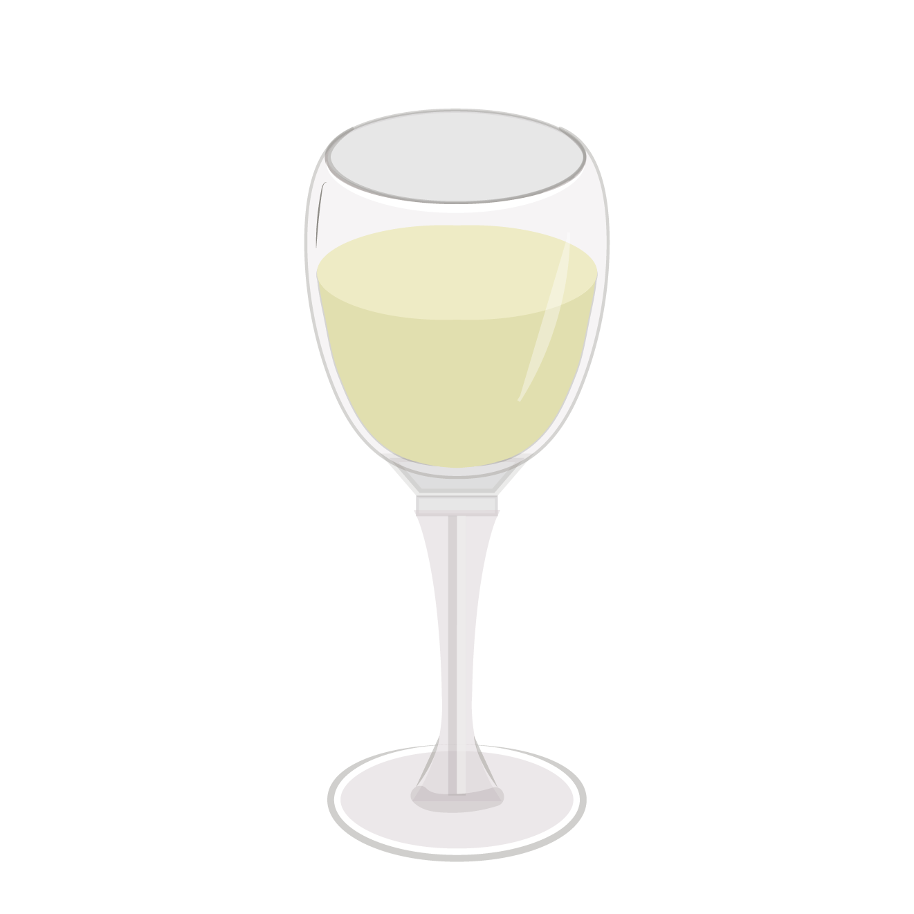 白ワインとワイングラスのイラスト 飲み物 お酒 アルコール 商用フリー 無料 のイラスト素材なら イラストマンション