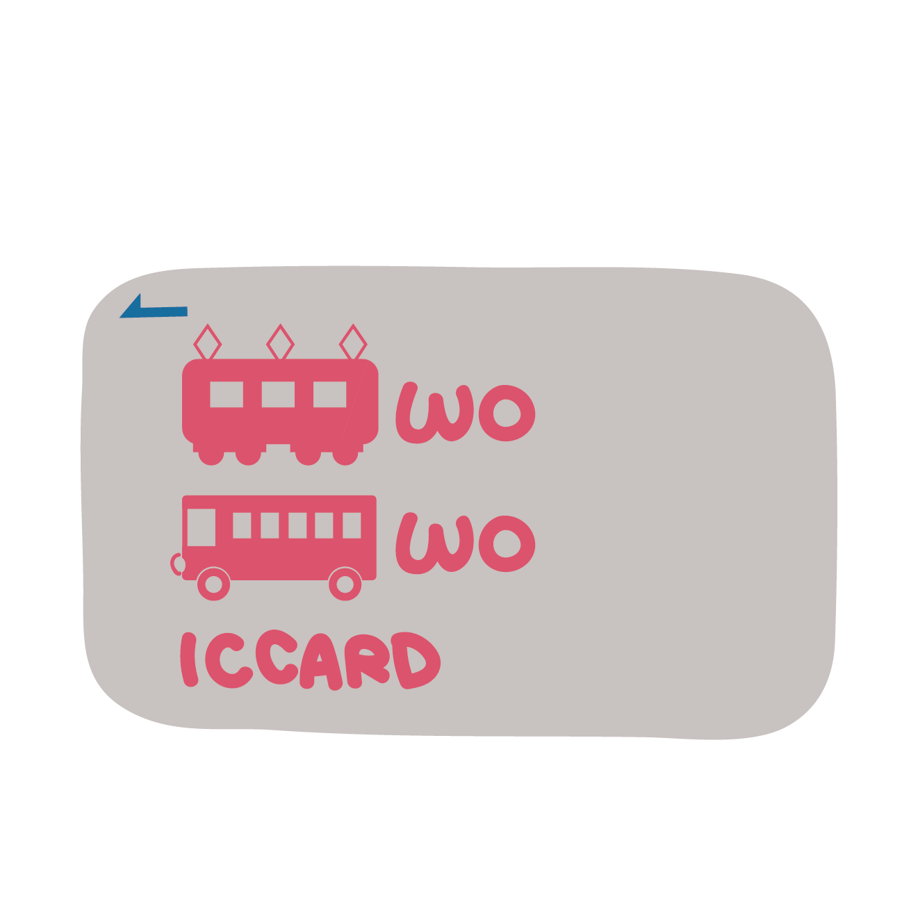 私鉄 地下鉄のic Card Icカード のイラスト 商用フリー 無料 のイラスト素材なら イラストマンション