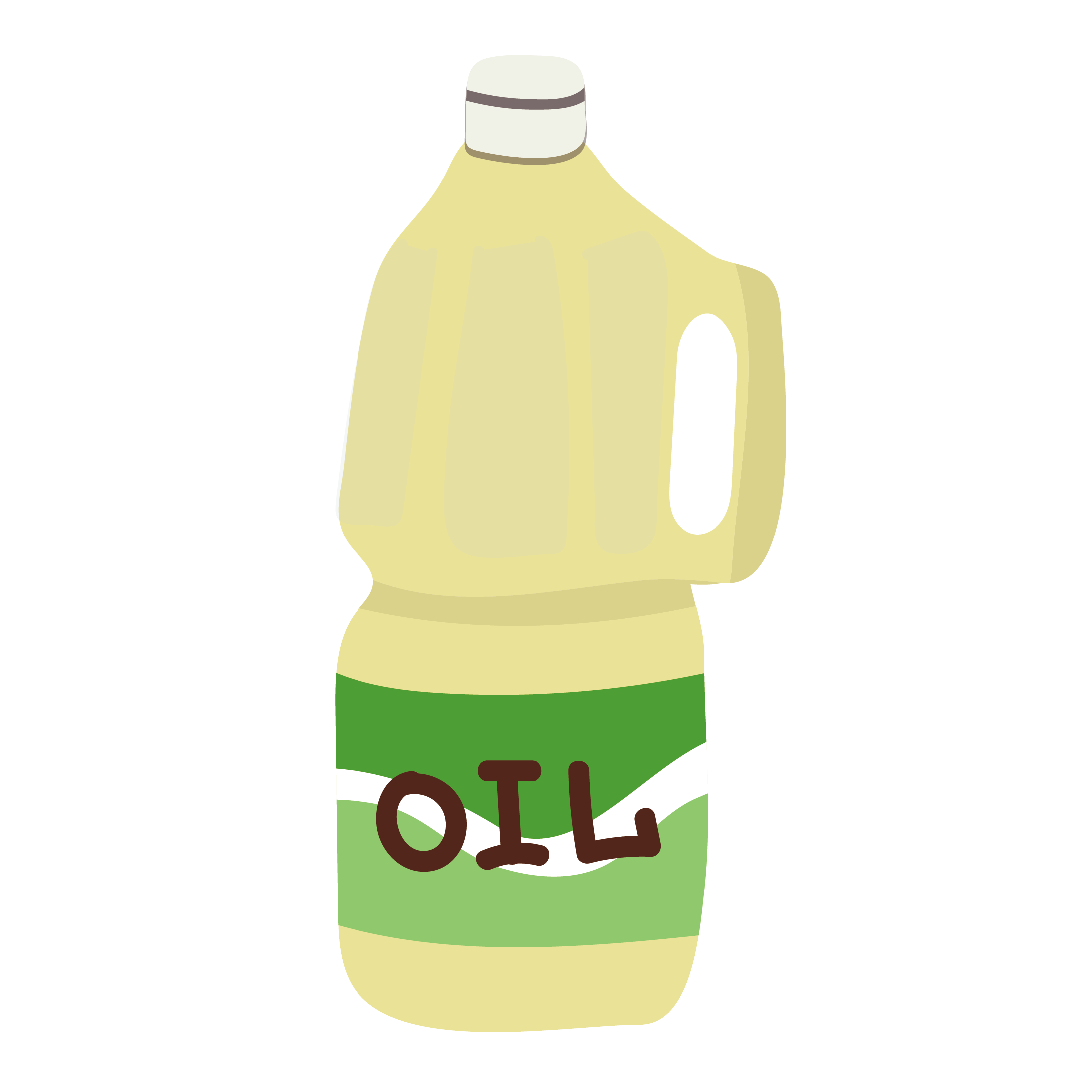 油 あぶら サラダ油 食用油 のイラスト レシピなどに 商用フリー 無料 のイラスト素材なら イラストマンション