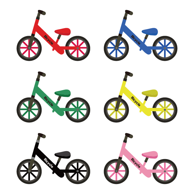 ラブリーかわいい 自転車 イラスト 手書き 簡単 アニメ画像