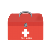オシャレな英語表記 First Aid Kit の救急箱 イラスト 商用フリー 無料 のイラスト素材なら イラストマンション オシャレな英語表記 First Aid Kit の救急箱 イラスト 商用フリー 無料 のイラスト素材なら イラストマンション