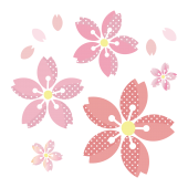 桜 (さくら・サクラ）イラスト ！ドットでかわいい♪