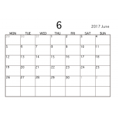 17年カレンダー横 商用フリー 無料 のイラスト素材なら イラストマンション